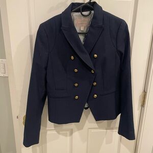 Banana Republic Navy Blazer with Gold Buttons